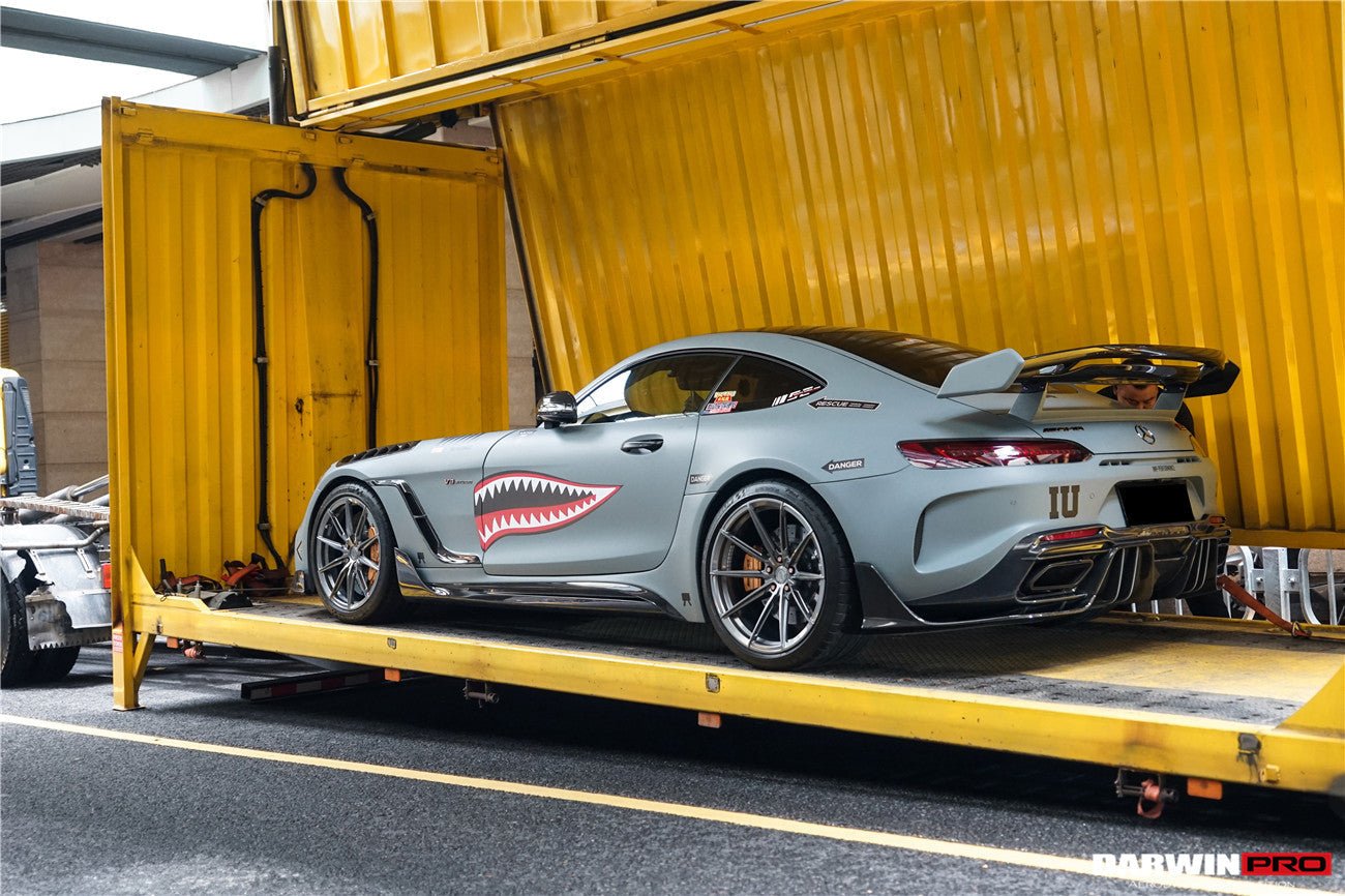 2017 - 2021 Mercedes Benz AMG GTC IMPII Part Carbon Fiber Rear Bumper With Exhasust tips